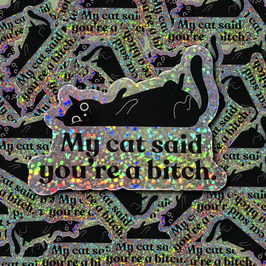 My Cat Said You’re a Bitch