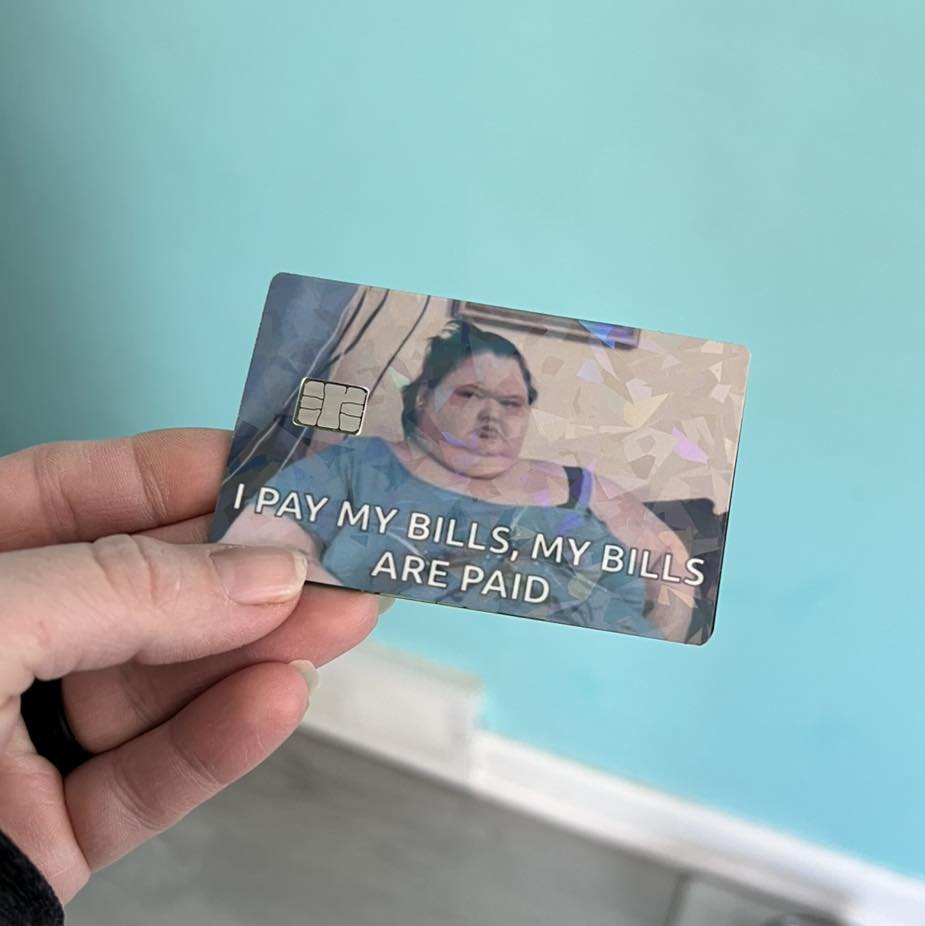 Custom Debit Card Sticker